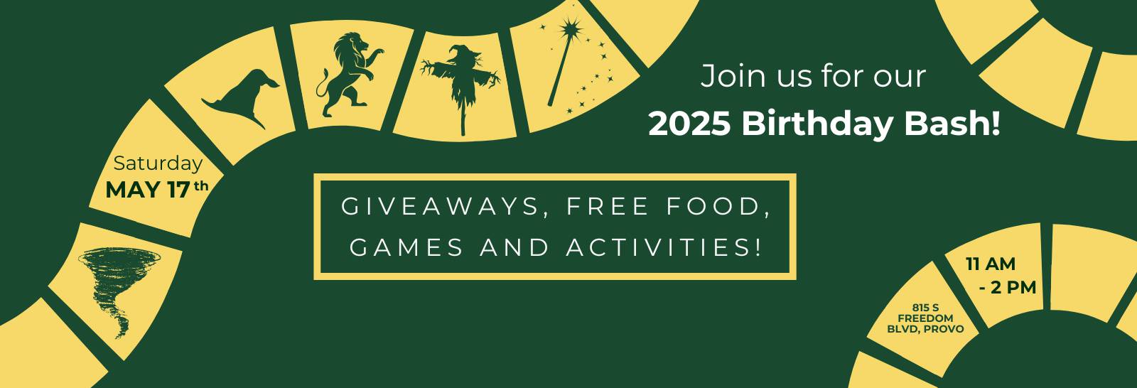 Birthday Bash Banner 2025 Correct